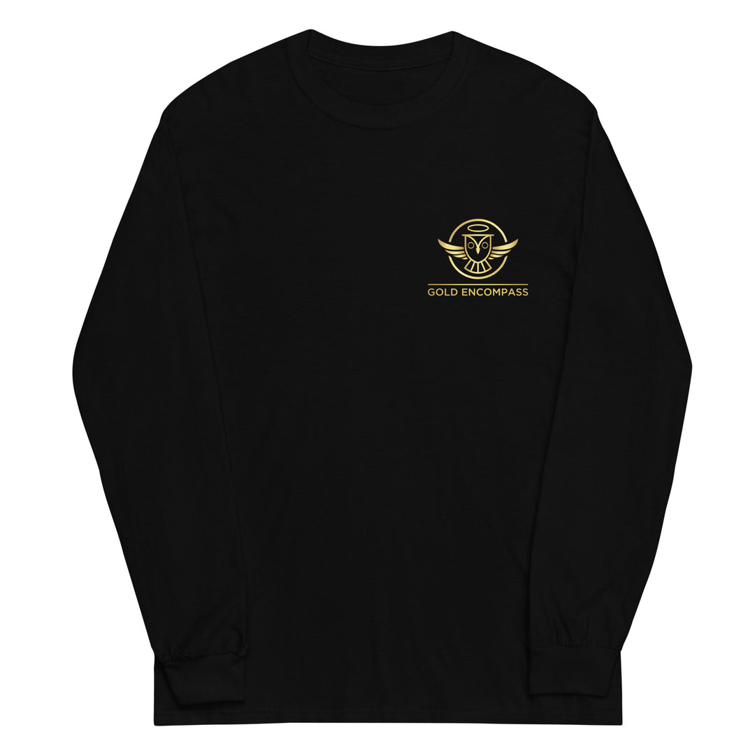 Gold Small Owl Logo Long Sleeve Print