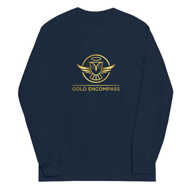 Gold Large Owl Logo Long Sleeve Print