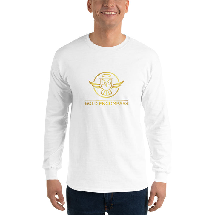 Gold Large Owl Logo Long Sleeve Print