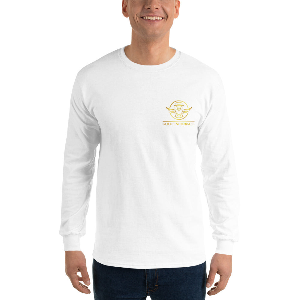 Gold Small Owl Logo Long Sleeve Print