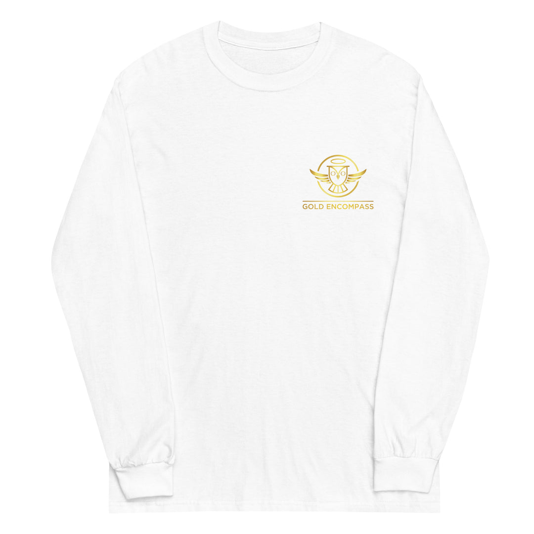 Gold Small Owl Logo Long Sleeve Print