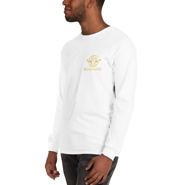 Gold Small Owl Logo Long Sleeve Print