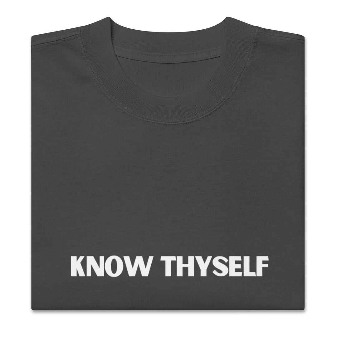 Know Thyself Oversized T-Shirt Print