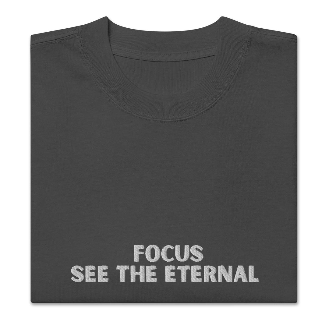 Focus Oversized T-Shirt Embroidery