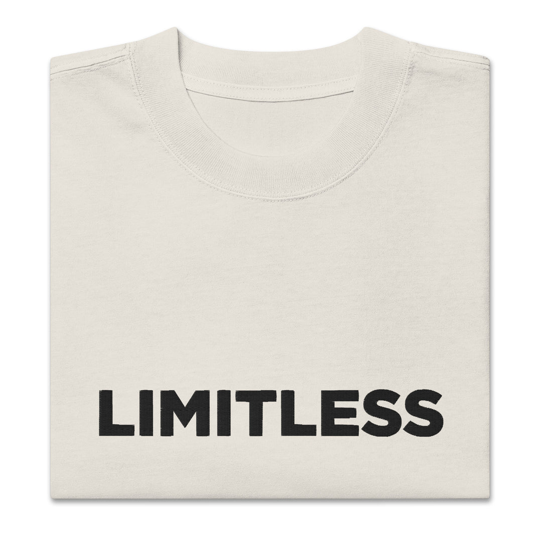 Limitless Oversized T-shirt Embroidery