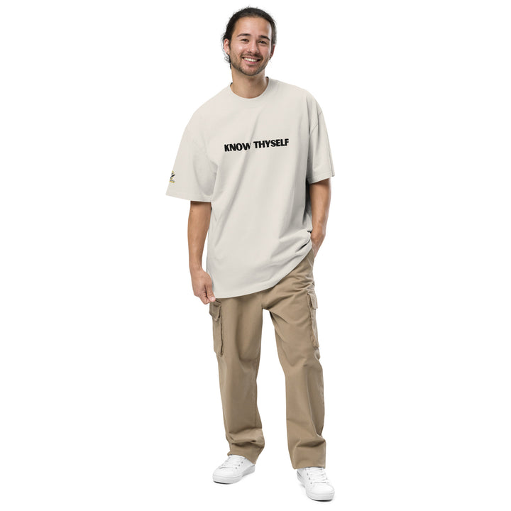 Know Thyself Oversized T-Shirt Embroidery