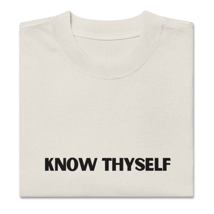 Know Thyself Oversized T-Shirt Print