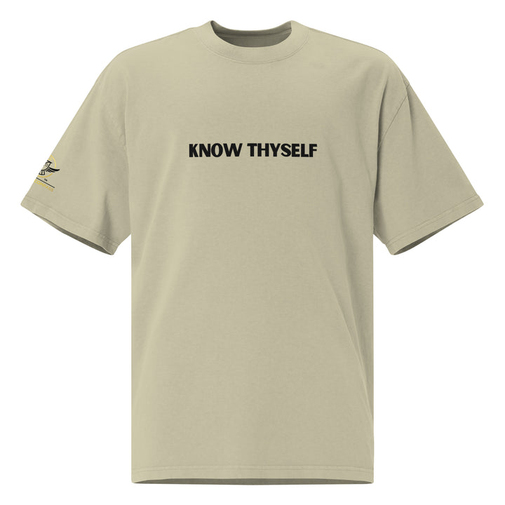 Know Thyself Oversized T-Shirt Print