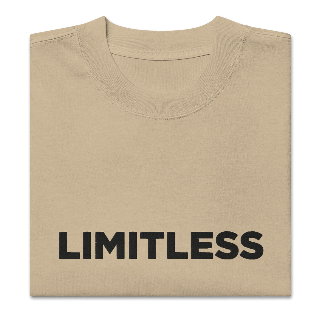 Limitless Oversized T-shirt Embroidery