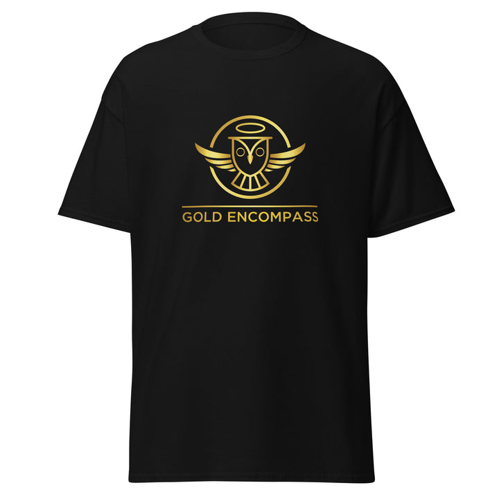 Gold Large Owl Logo T-Shirt Print