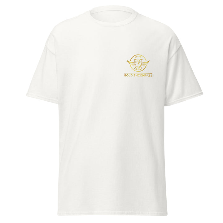 Gold Small Owl Logo T-Shirt Print