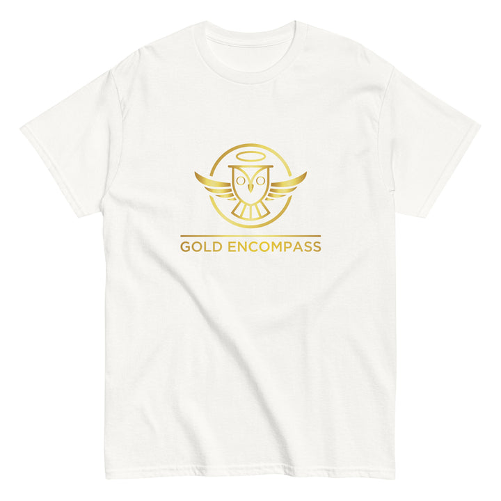 Gold Large Owl Logo T-Shirt Print