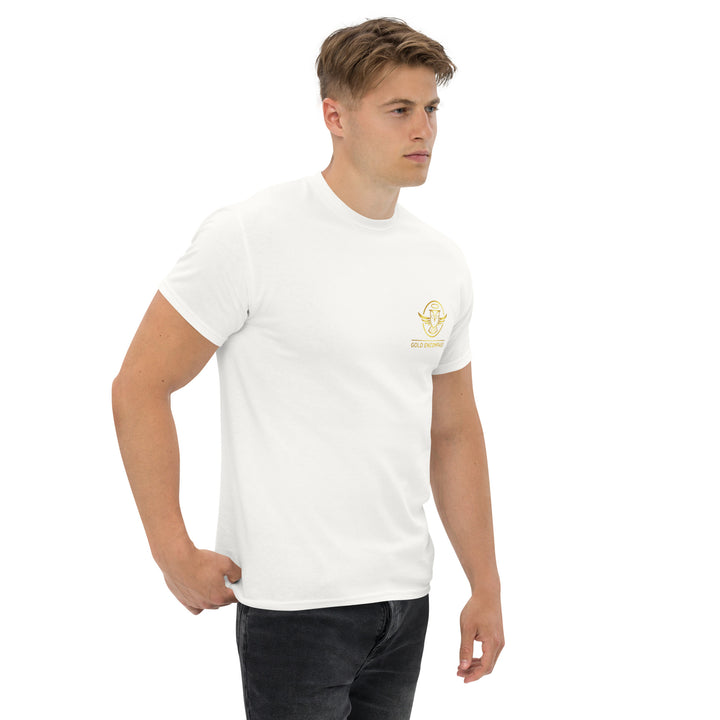 Gold Small Owl Logo T-Shirt Print