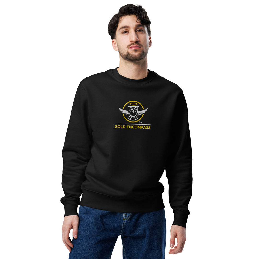 Large Owl Logo Sweatshirt Embroidery