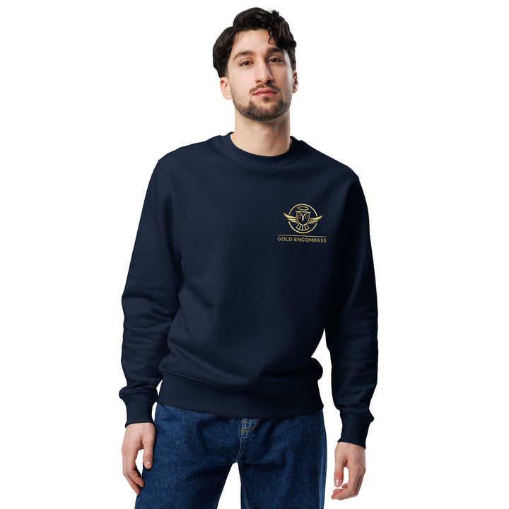 Gold Small Owl Logo Sweatshirt Print