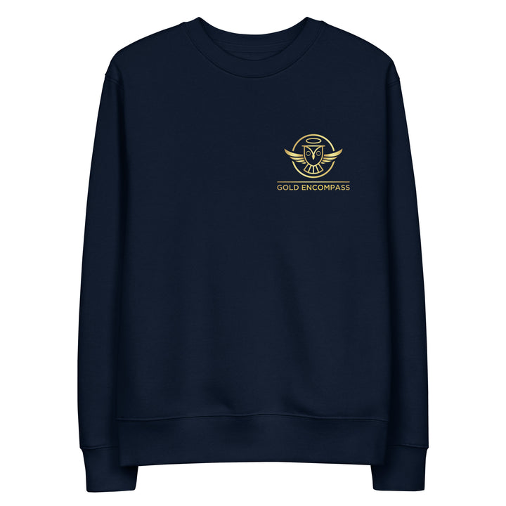 Gold Small Owl Logo Sweatshirt Print