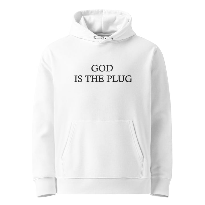 God Is The Plug Hoodie Embroidery