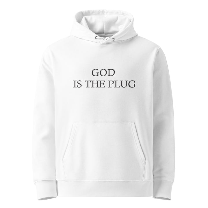 God Is The Plug Hoodie Print