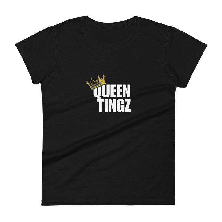 Queen Tingz Women Fitted T-Shirt Print