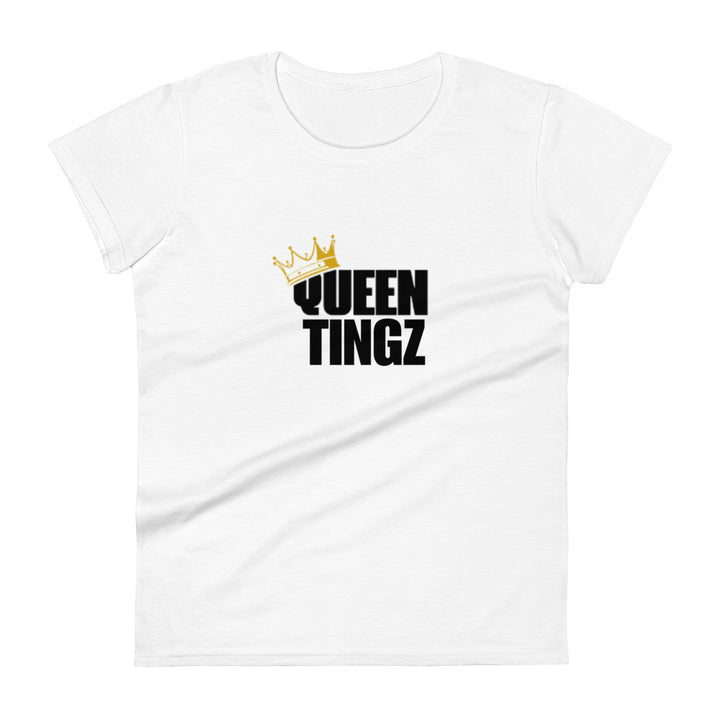 Queen Tingz Women Fitted T-Shirt Print