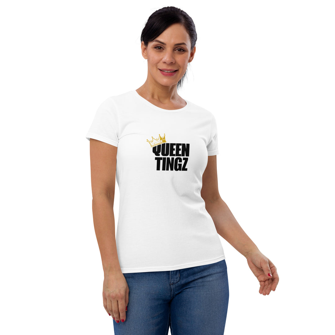 Queen Tingz Women Fitted T-Shirt Print