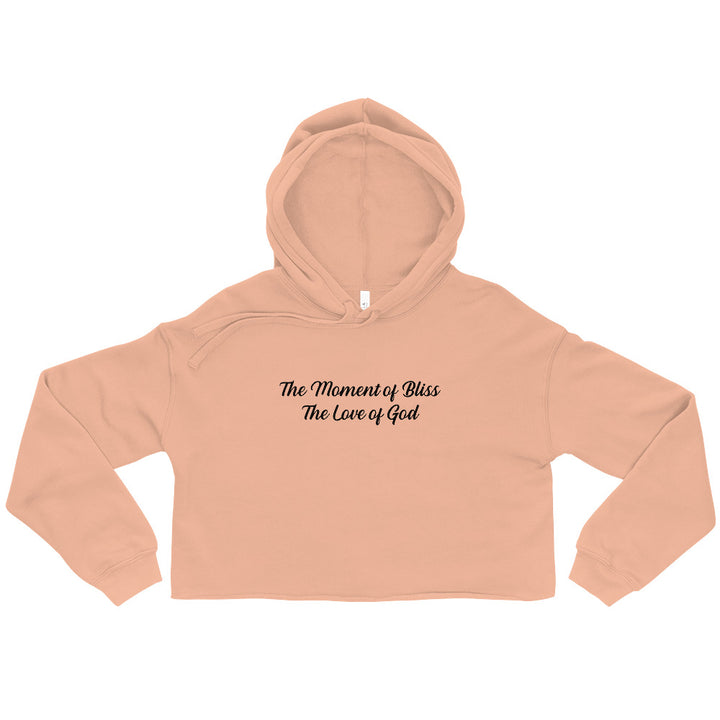 The Moment of Bliss Women Crop Hoodie